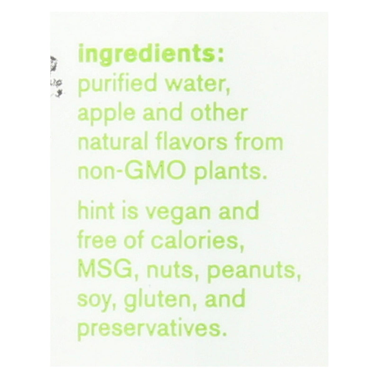 Hint Crisp Apple Water from Apple - Case of 12 - 16 oz. Bottles - Cozy Farm