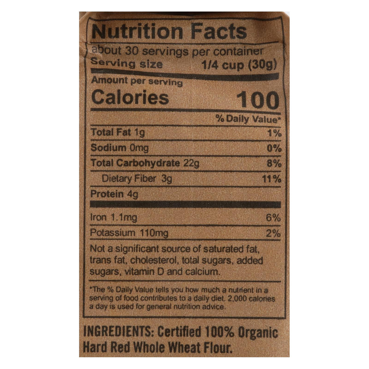 King Arthur Whole Wheat Flour - 2 lb Bag, Case of 12 - Cozy Farm