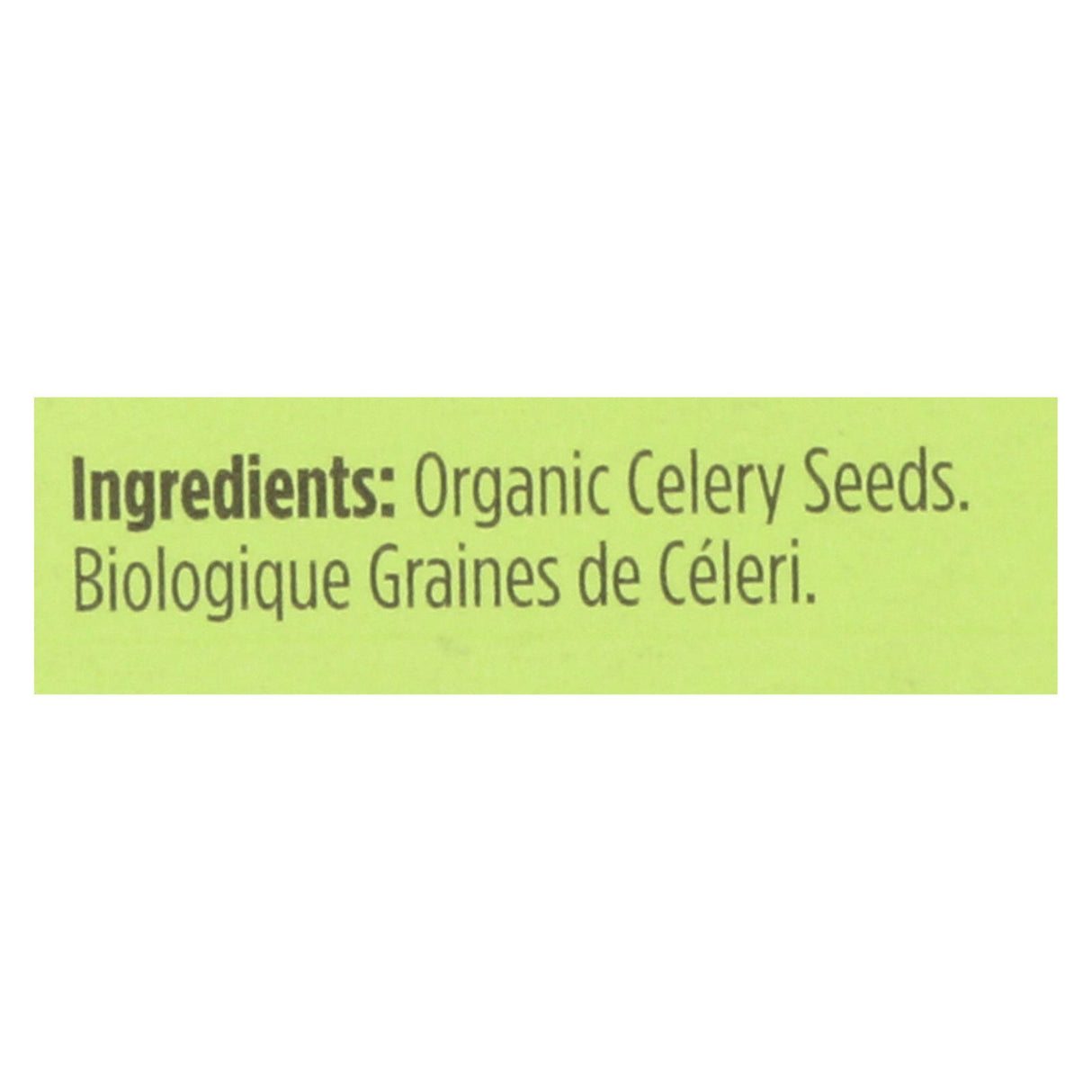 Spicely Organics Organic Celery Seeds, 0.35 Oz., Case of 6 - Cozy Farm