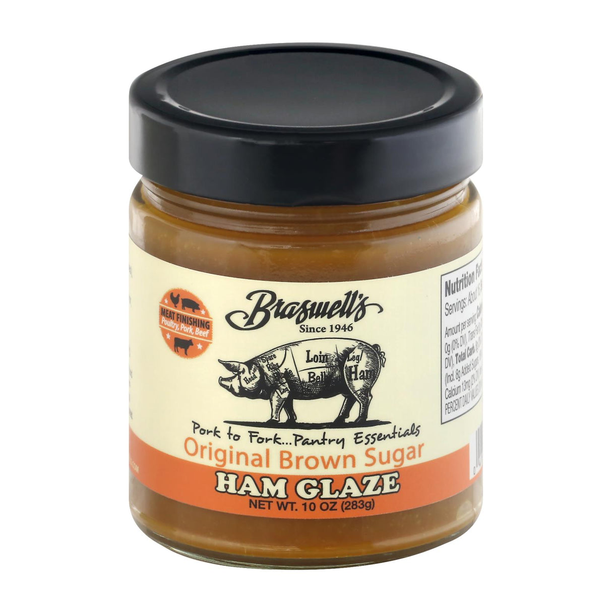 Braswell's Ham Glaze Brown Sugar - 10 oz - Case of 6 - Cozy Farm