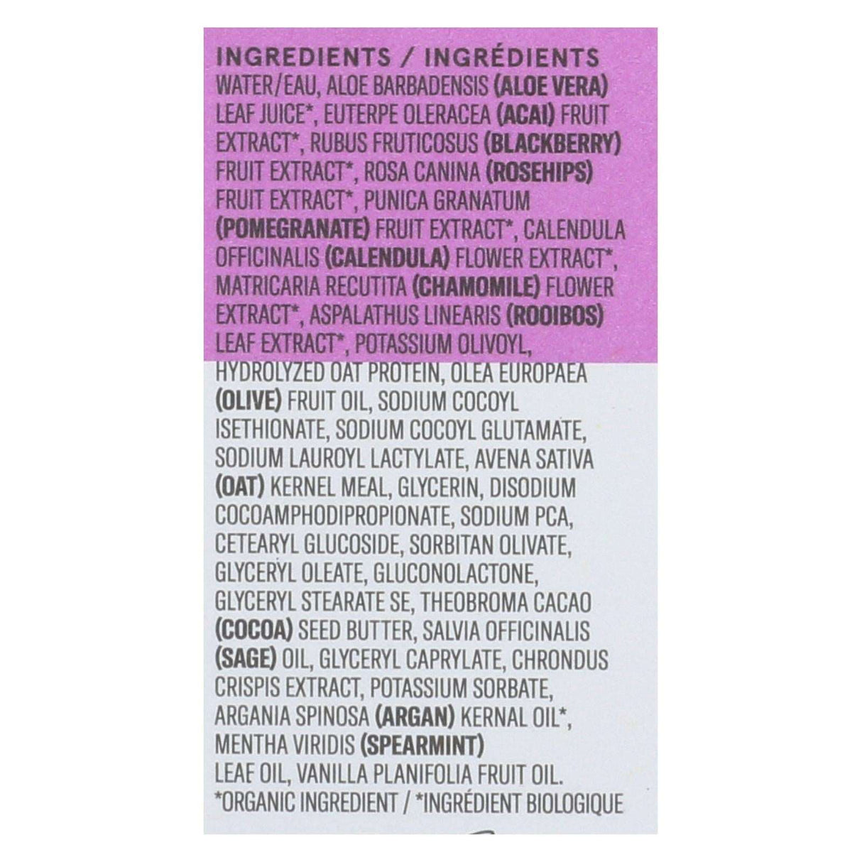 Acure Argan Oil & Mint Facial Cleansing Cream, 4 Fl Oz - Cozy Farm