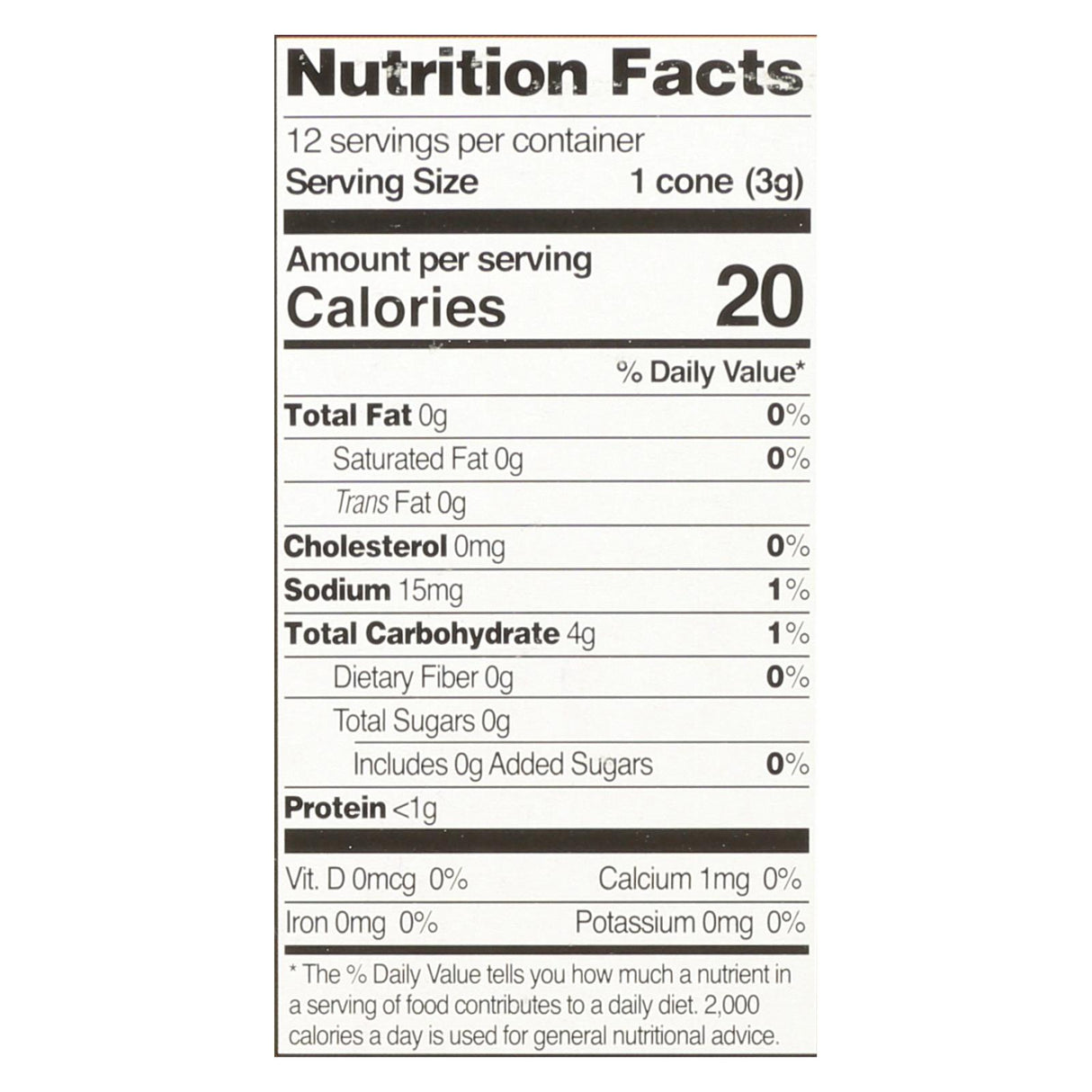 Let's Do Organic Sugar Cones (Pack of 12) - 1.2 Oz. - Cozy Farm