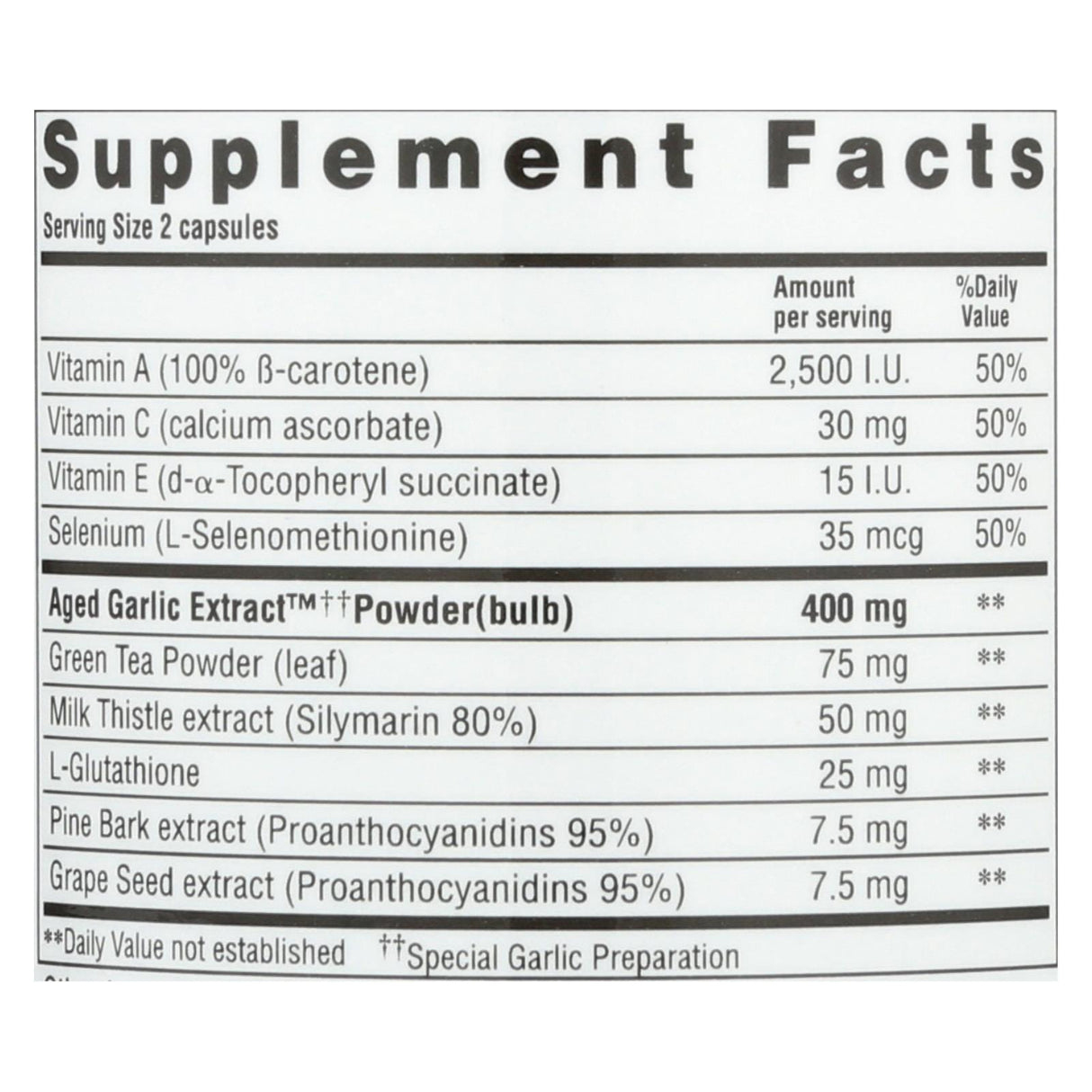 Kyolic Aged Garlic Extract Detox & Anti-Aging - 200 Capsules - Cozy Farm