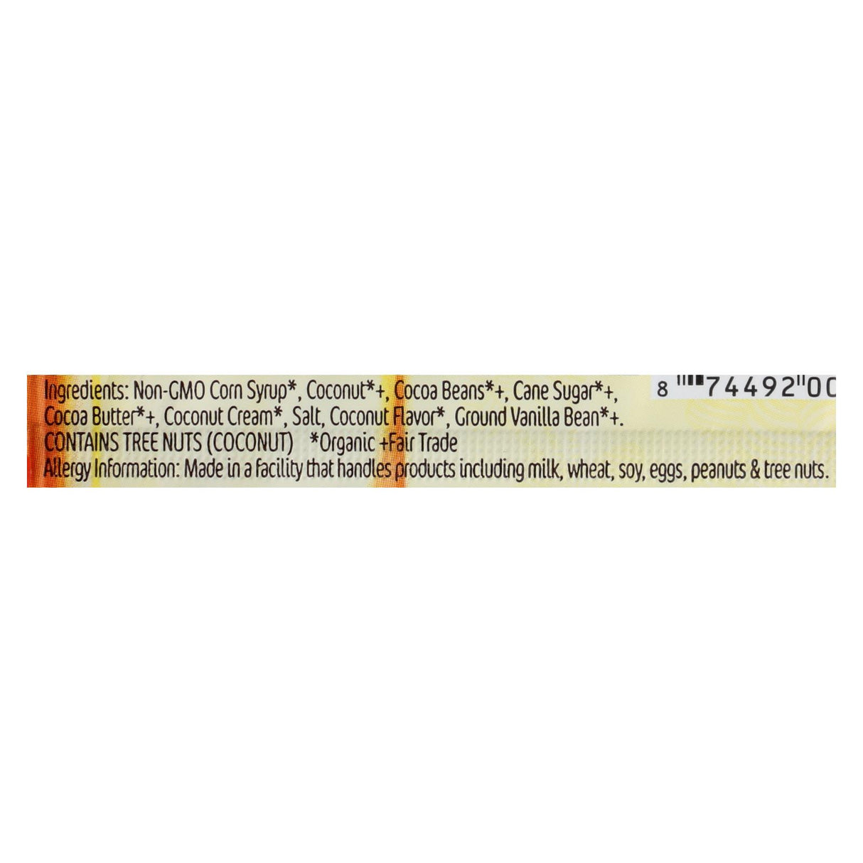 Theo Chocolate Coconut Bites - Dark Chocolate Classic Coconut - Case Of 12 - 1.3 Oz. - Cozy Farm