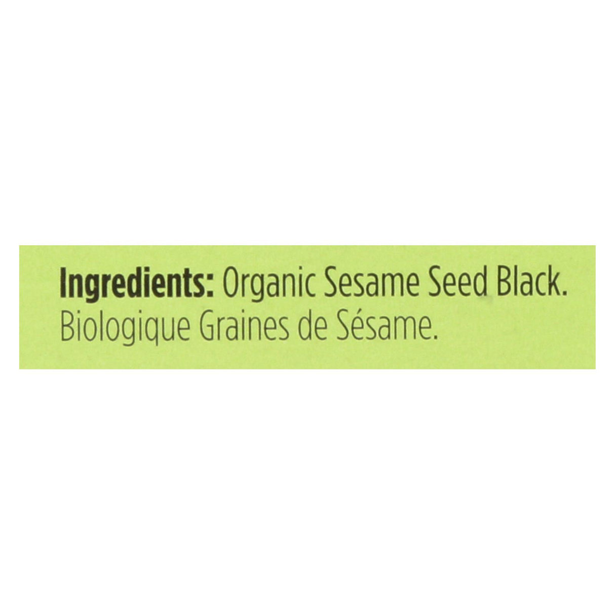 Spicely Organics Organic Black Sesame Seed, 6 x 0.45 Oz. - Cozy Farm