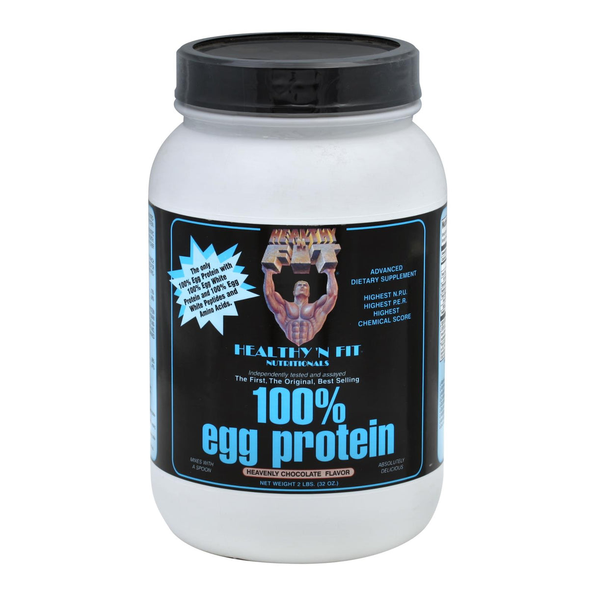 Healthy 'n Fit 100% Egg Protein Powder - Chocolate - 2 Lb - Cozy Farm