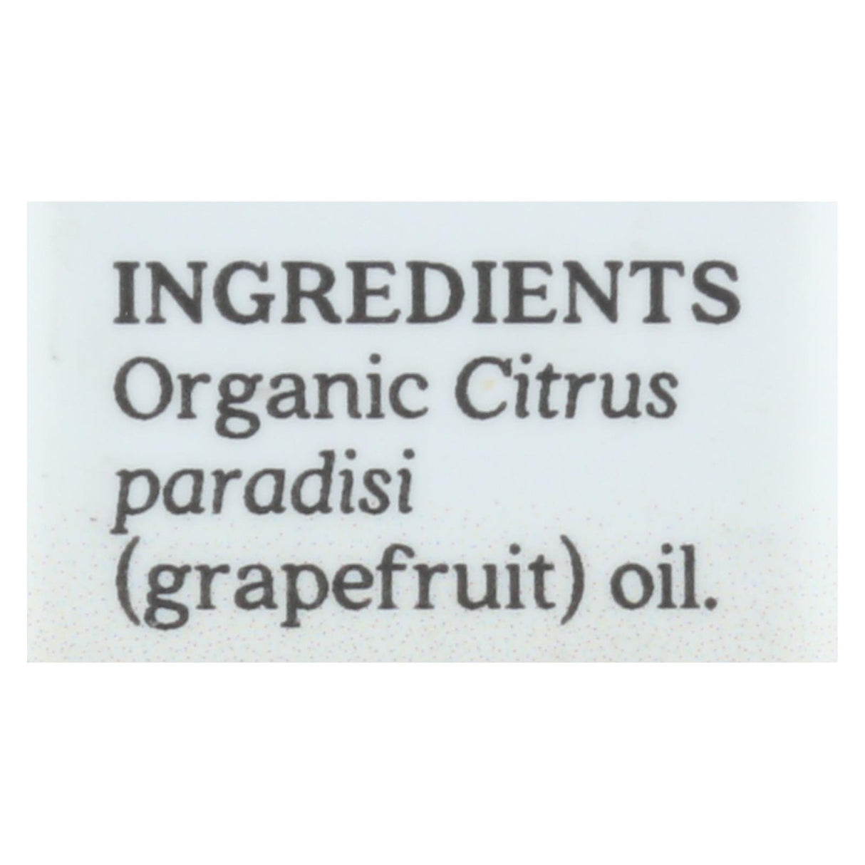 Aura Cacia Organic Grapefruit Essential Oil .25 Oz - Cozy Farm