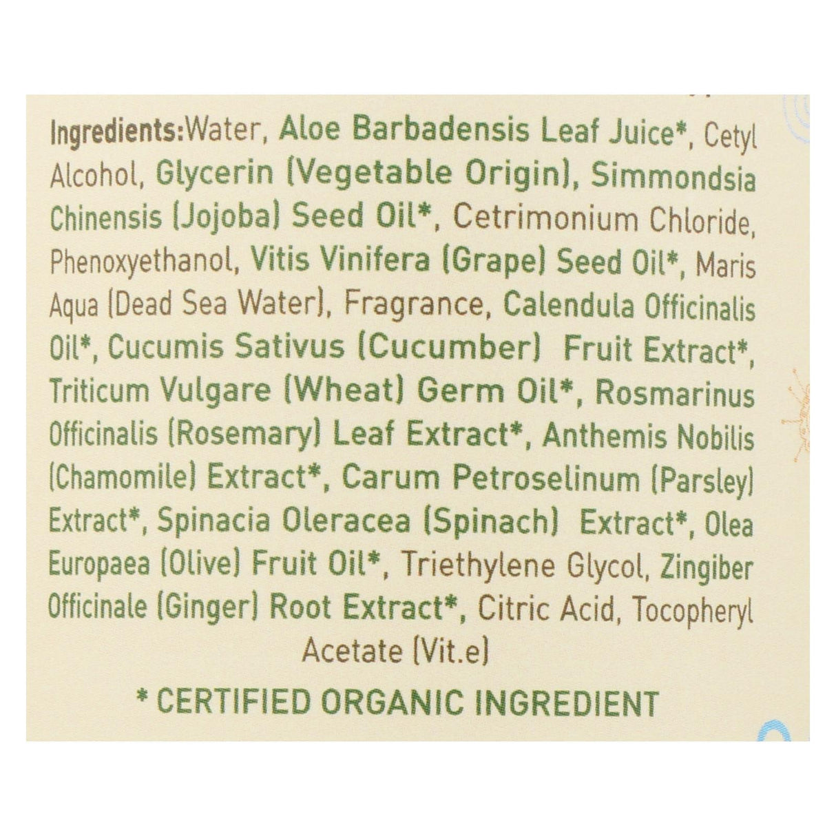 Ecolove Conditioner 17.6 Fl Oz - Green Vegetables Family - Cozy Farm