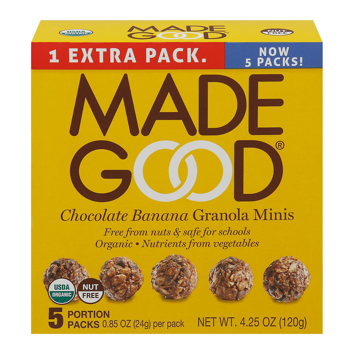 Made Good Mini Chocolate Granola Bars - Case of 6 - 0.85 oz Each - Cozy Farm