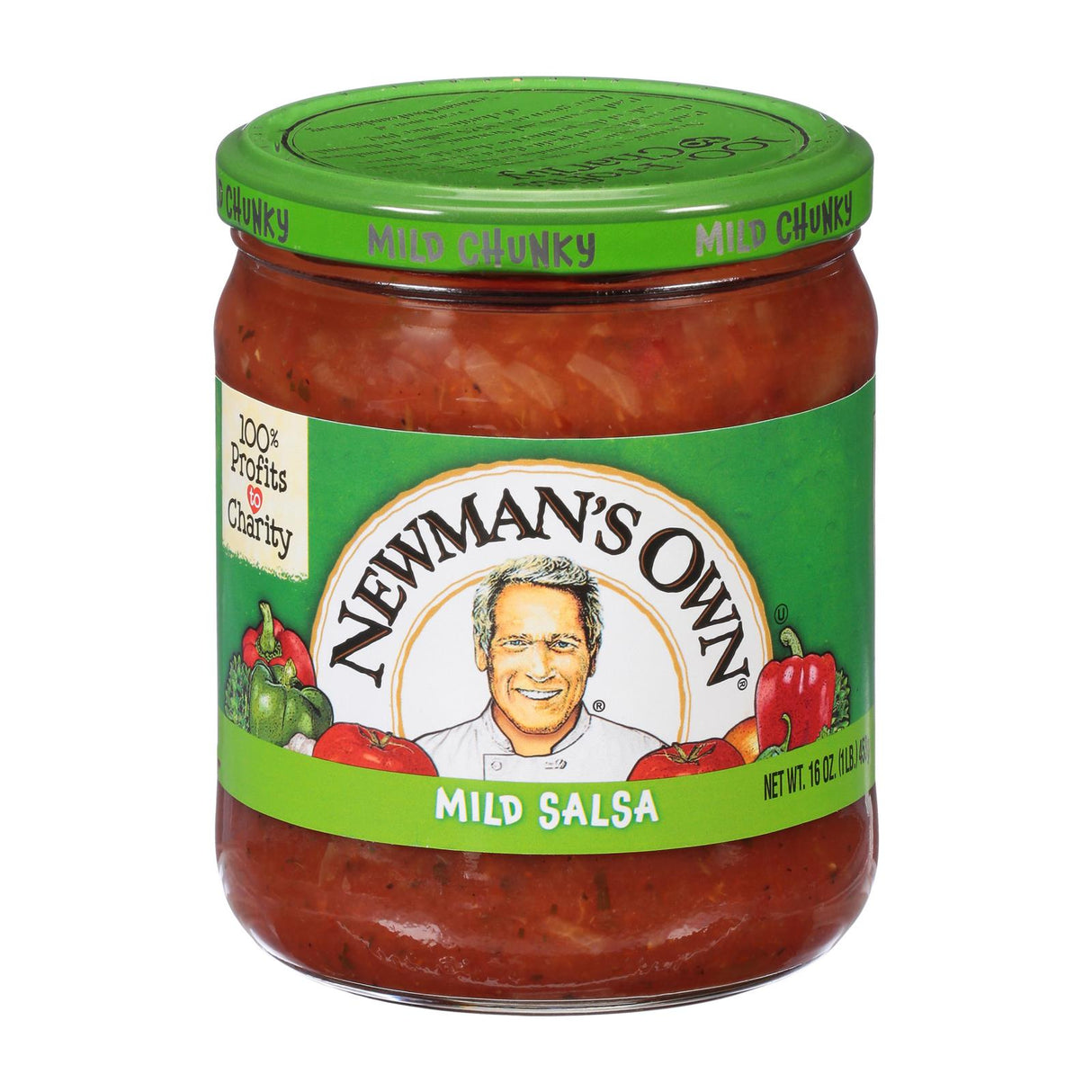 Newman's Own Mild Chunky Salsa, 8 x 16 Ounces per Case - Cozy Farm
