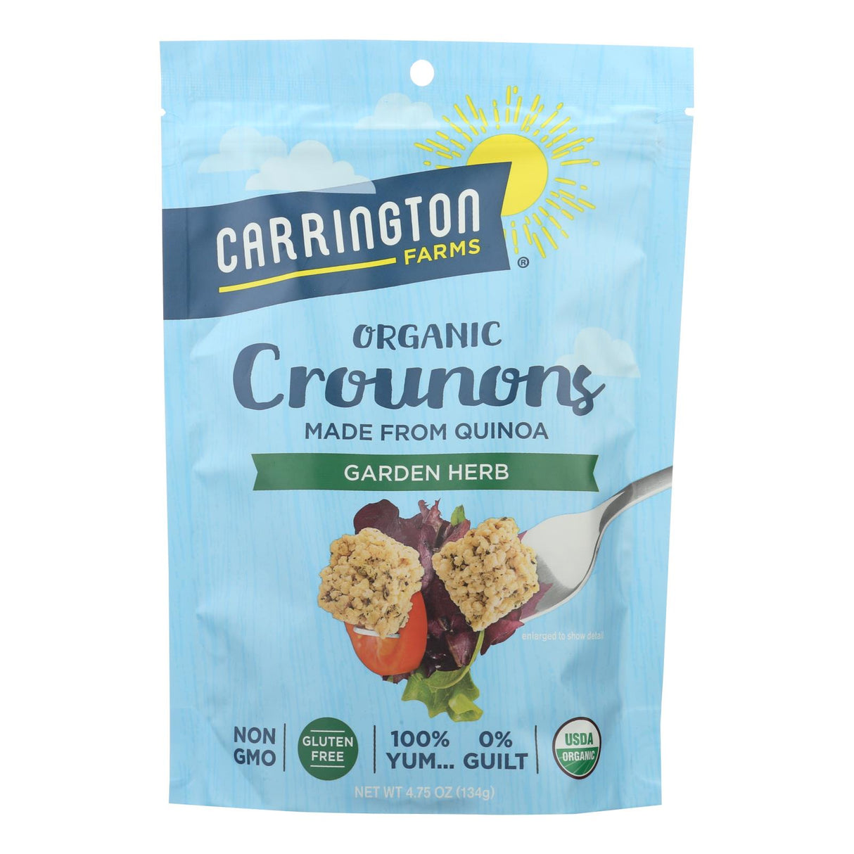 Carrington Farms Organic Croutons, Case of 6 - 4.75 Oz. Ea - Cozy Farm