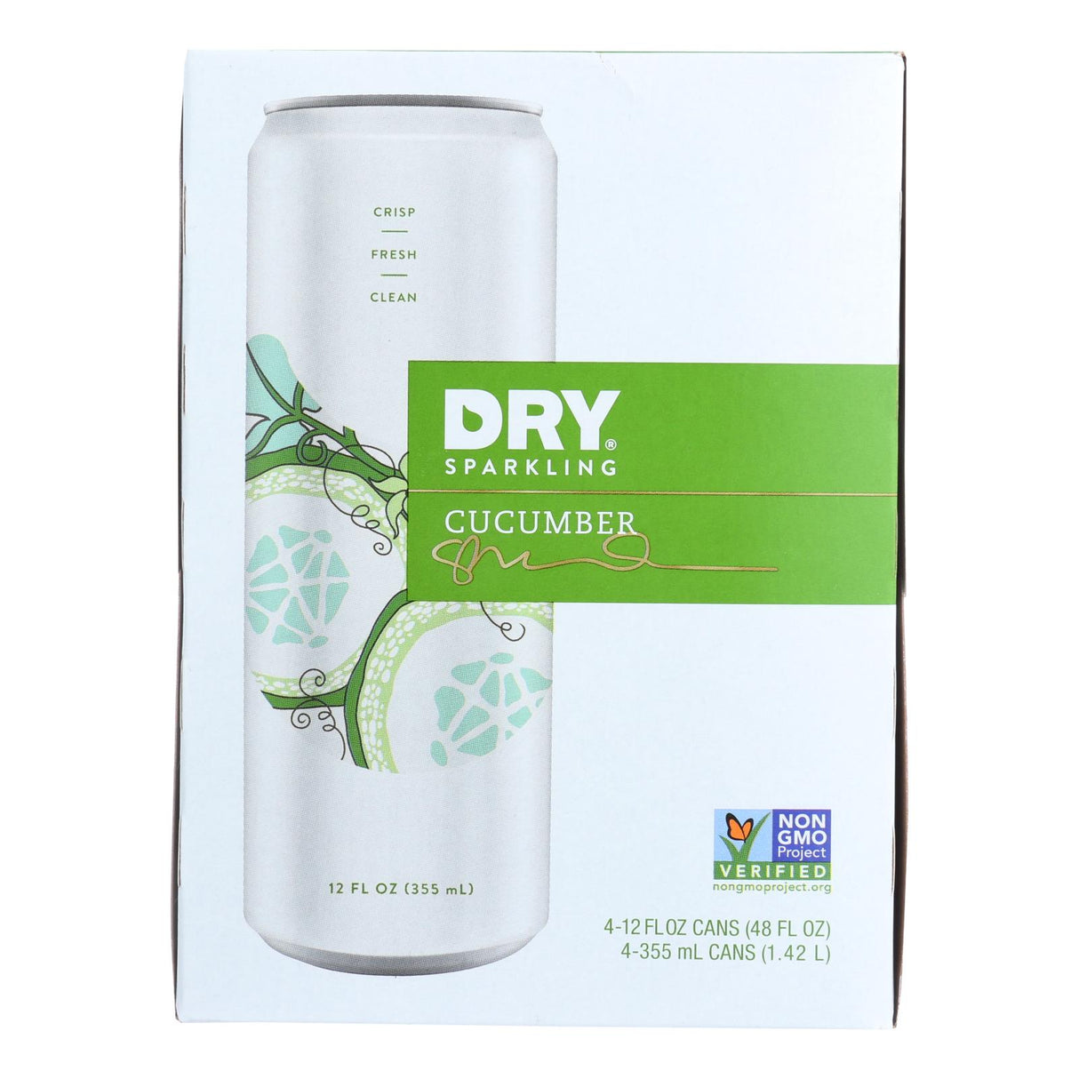 Zevia Dry Soda Cucumber - 6 Pack, 12 Fl Oz Cans - Cozy Farm