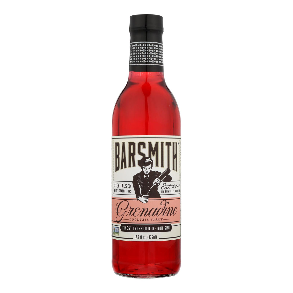 Barsmith Grenadine Cocktail Syrup - Pack of 6 - 12.7 Fl Oz - Cozy Farm