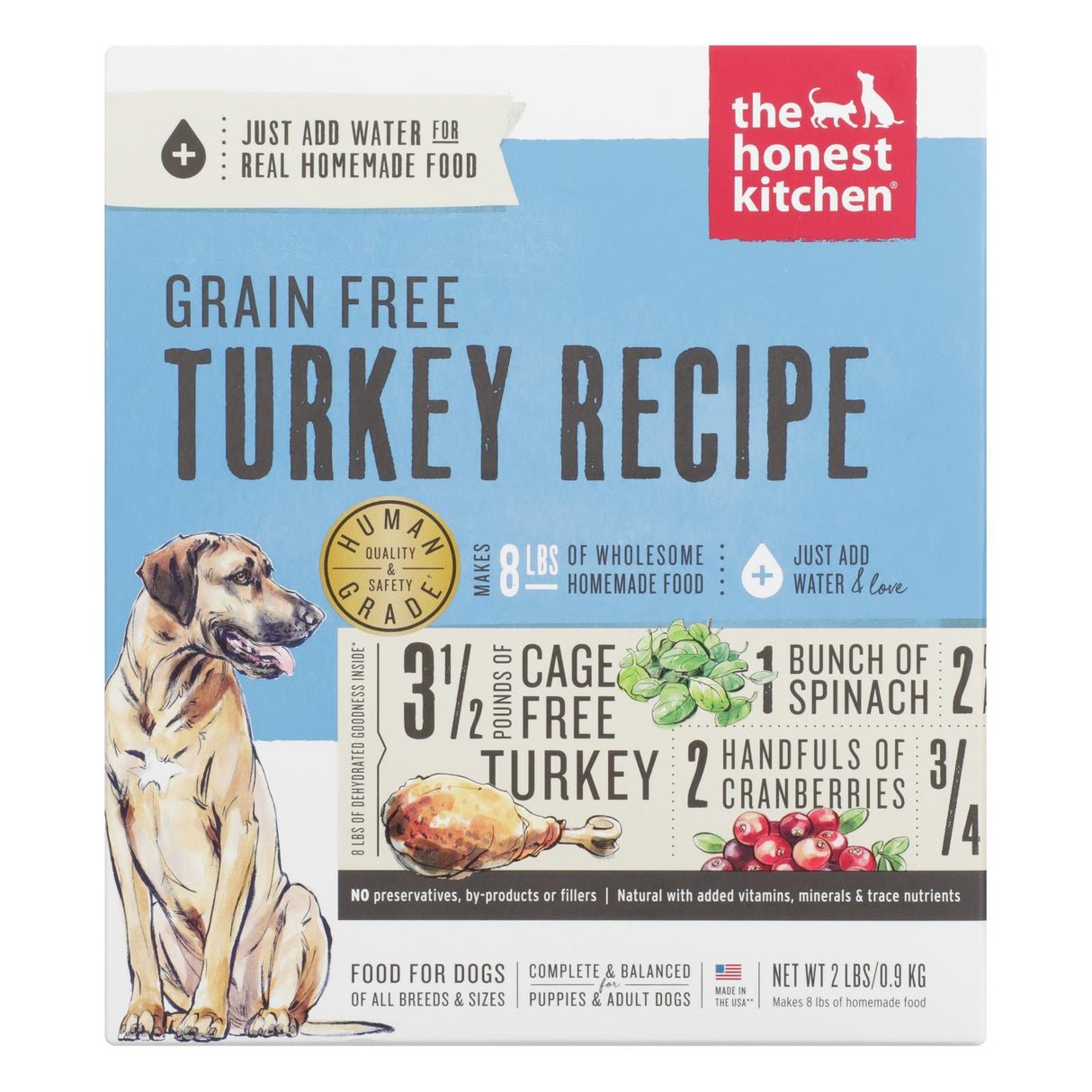The Honest Kitchen Embark - Grain Free Turkey Dog Food - Case Of 6 - 2 Lb. - Cozy Farm