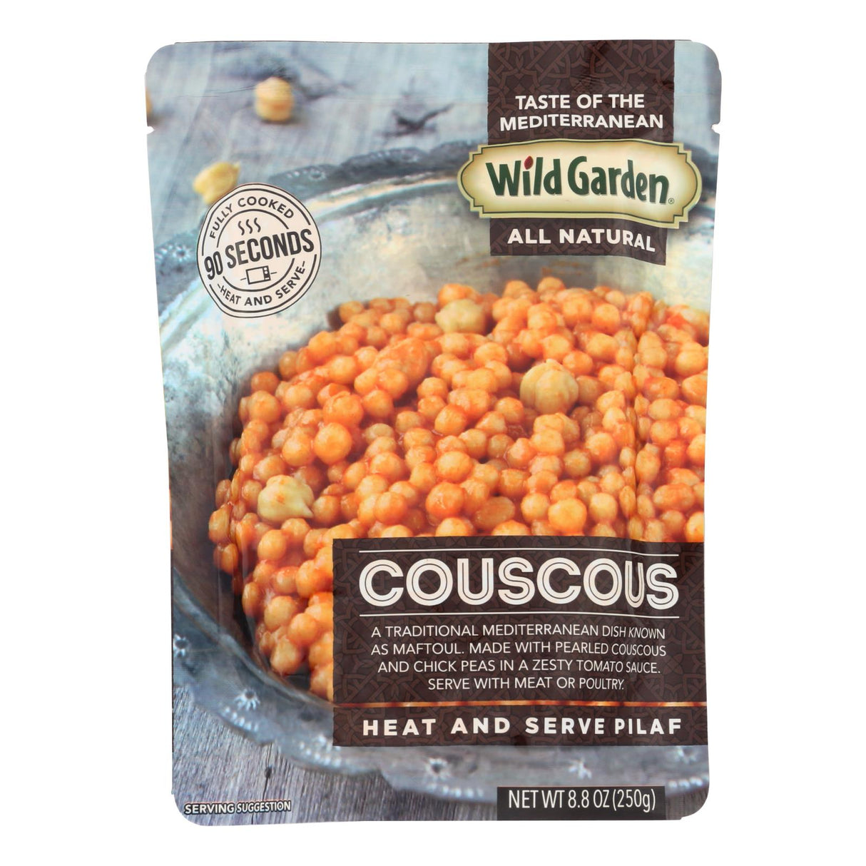 Wild Garden Couscous Heat & Eat - Case of 6 - 8.8 Oz Packs - Cozy Farm