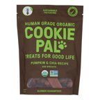 Cookie Pal Pumpkin & Chia Dog Treats, 10 Oz, Case of 4 - Cozy Farm