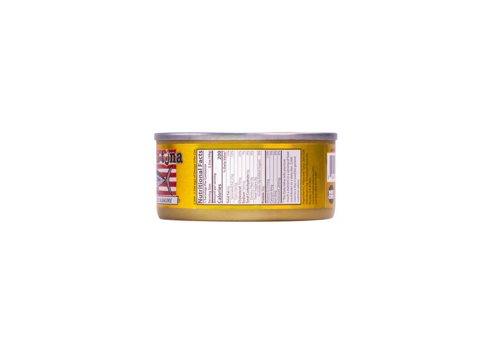 American Tuna - Tuna Wild Albacore With Salt - Case Of 12-3.5oz each