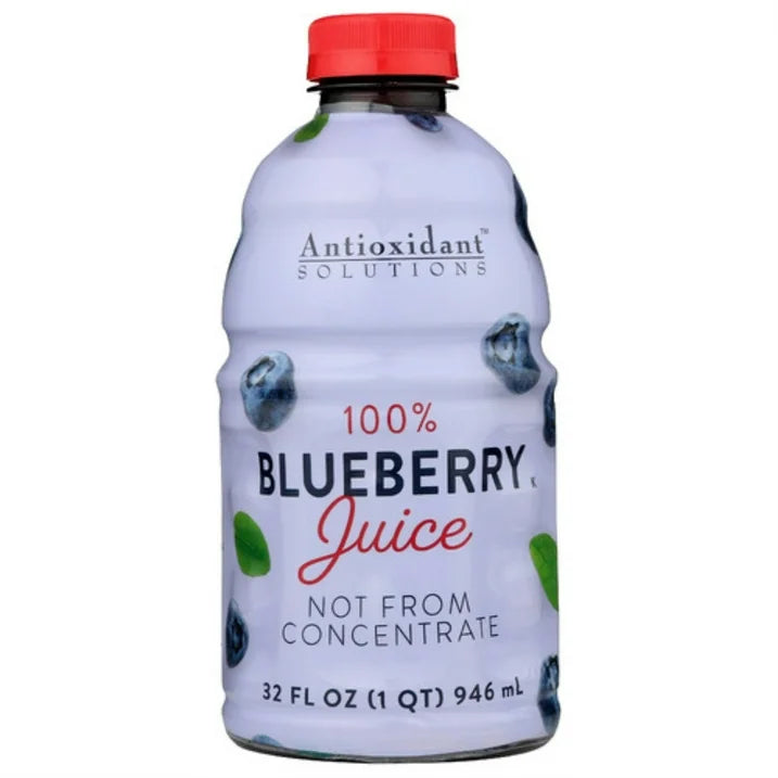 Antioxidant Solutions Blueberry Juice (32 Fl Oz/Pack of 6) - Cozy Farm