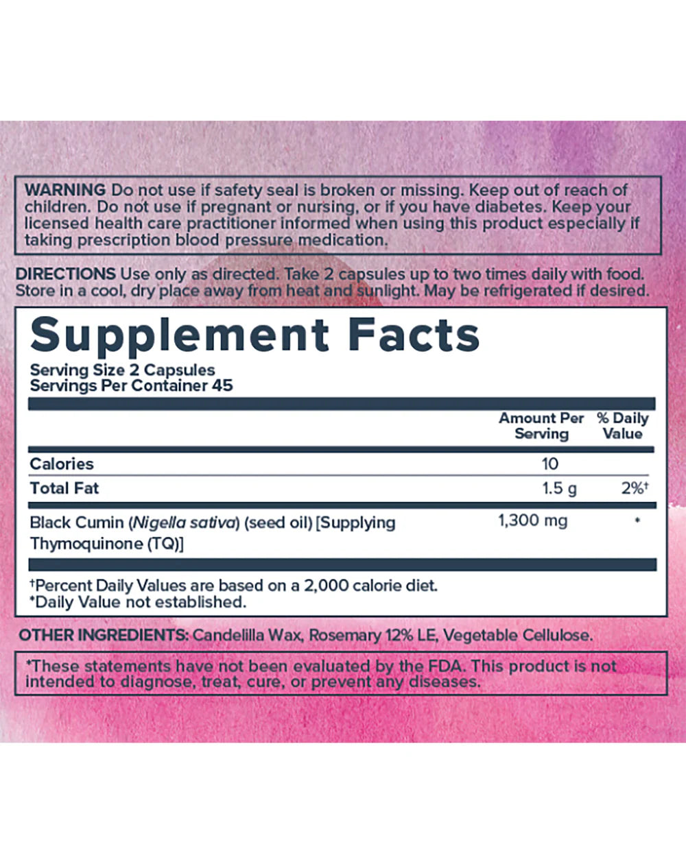 Heritage Store Suplemento de aceite de semilla negra, 90 unidades