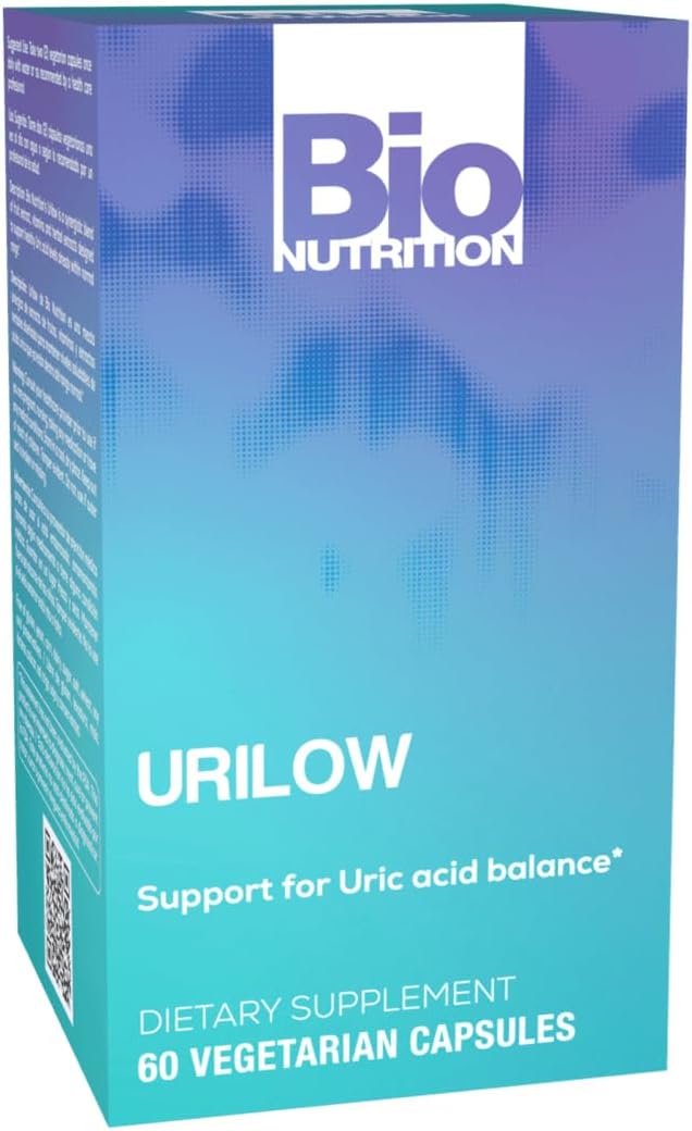 Bio Nutrition Urilow dietary supplement box with blue and white design