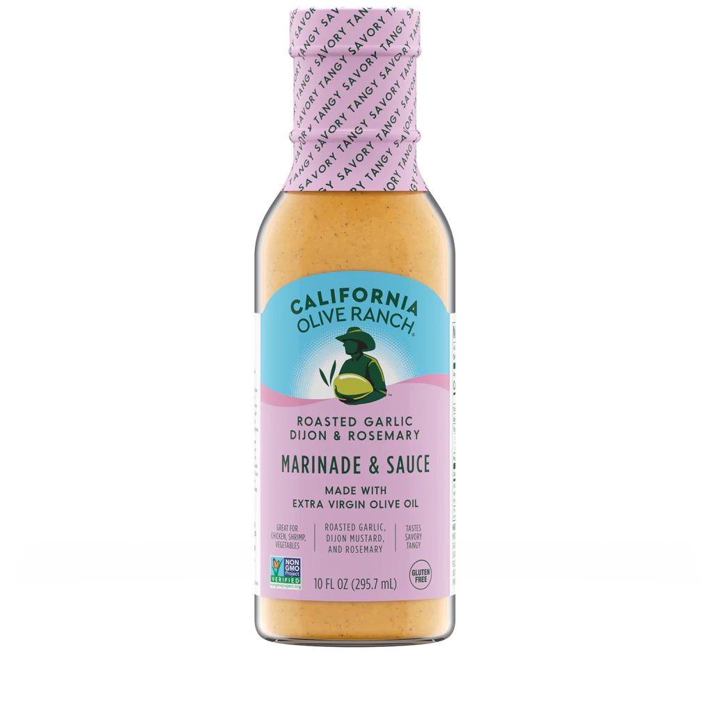California Olive Ranch Mrnde Roasted Garlic Dijon Sauce - 6-Pack - 10 oz. - Cozy Farm