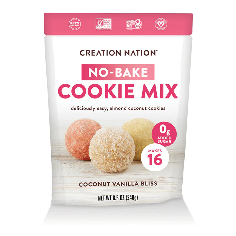 Creation Nation No Bake Vanilla Cookie Mix - 8.5 oz, Pack of 6 - Cozy Farm