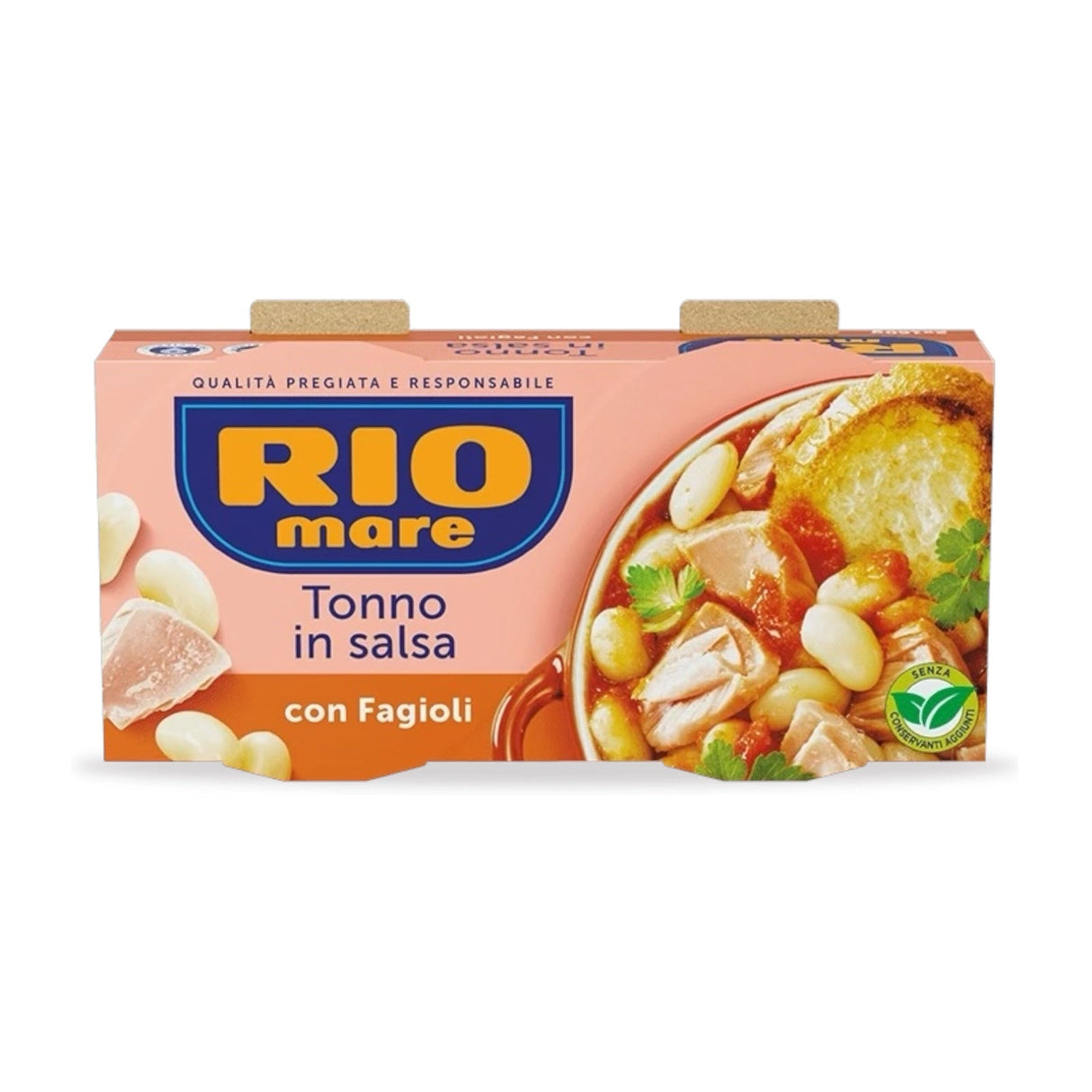 Rio Mare Tonno e Fagioli
With Tuna and Bean in sauce
2 cans 160 =320g