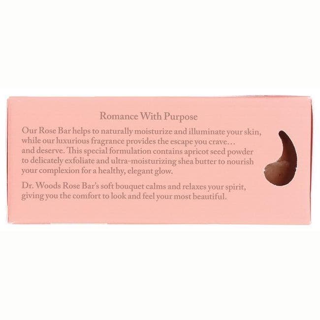 Dr. Woods Skin Lightening English Rose Bar Soap (5.25 Oz.) - Cozy Farm