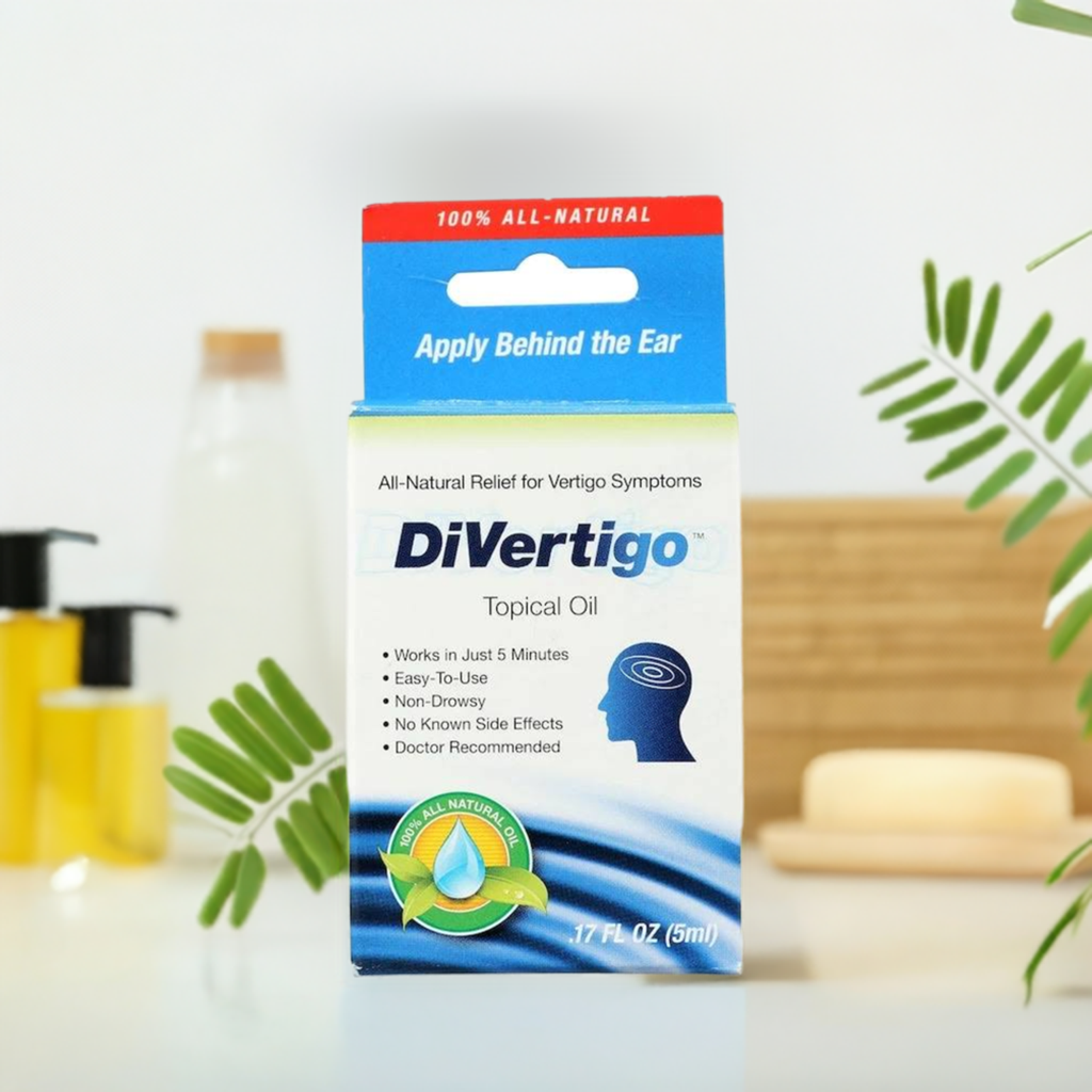 DiVertigo - Essential Topical Oil Blend for Vertigo & Dizziness Relief (0.17 fl oz) - Cozy Farm