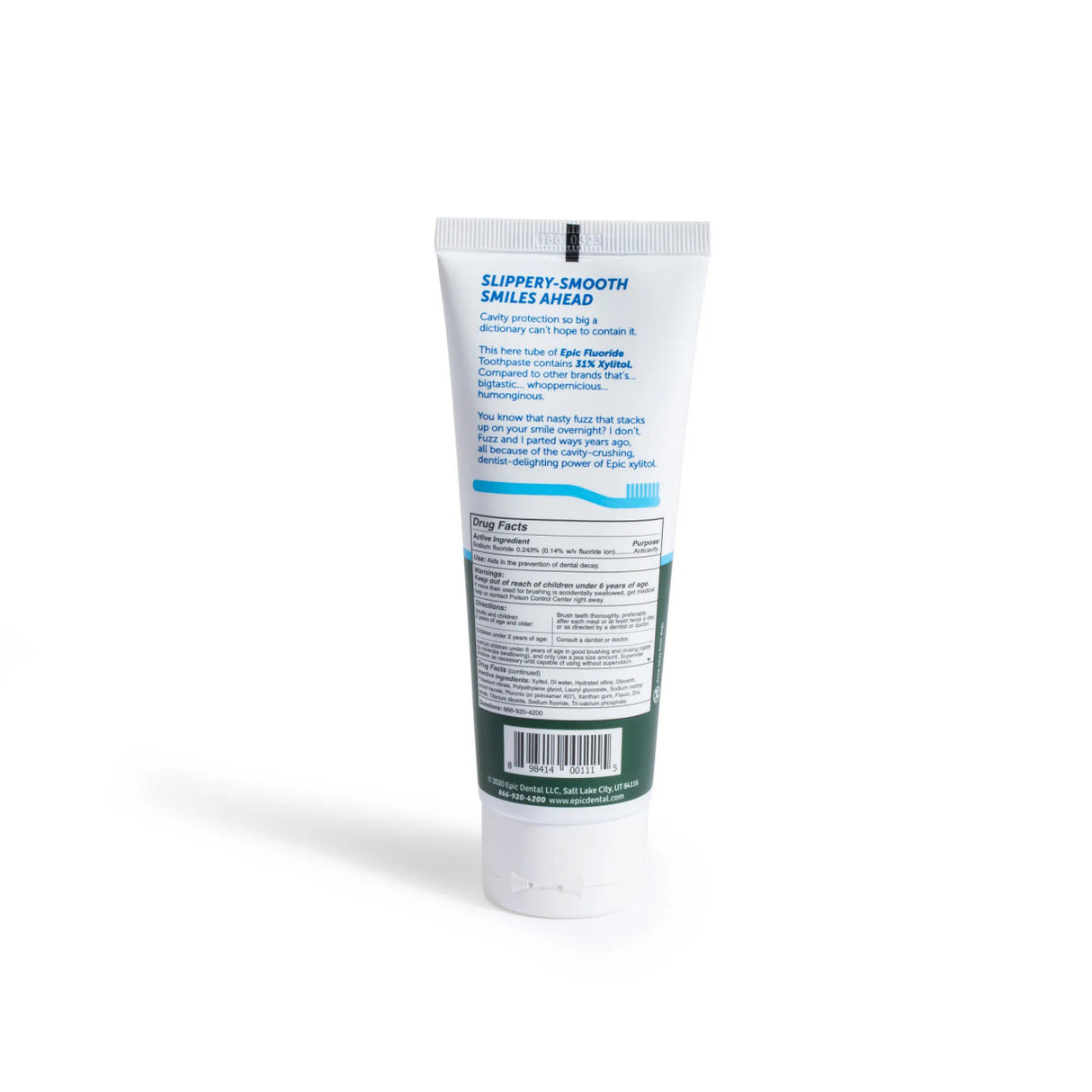 Epic Dental Toothpaste : Fluoride & Xylitol - Spearmint, 4.9 Oz - Cozy Farm
