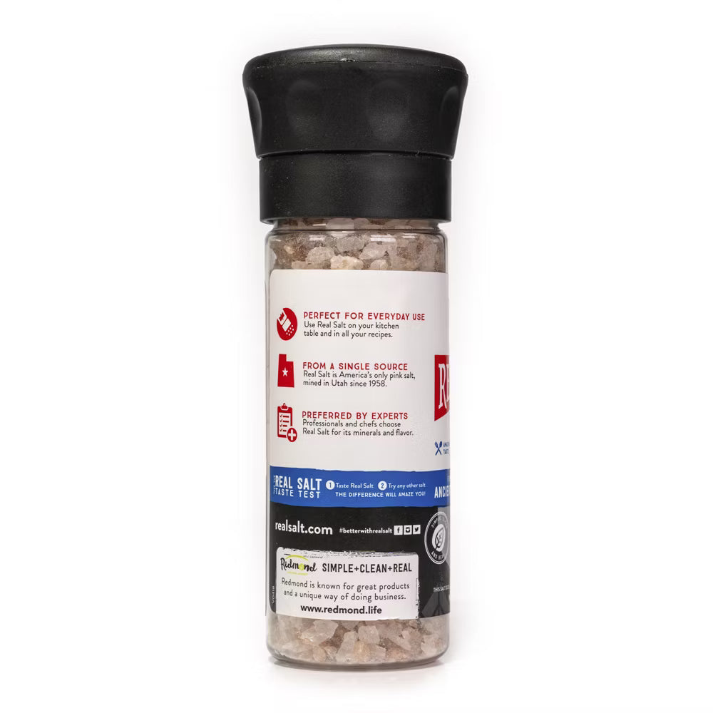 Redmond Real Salt, Ancient Coarse Sea Salt, Pack of 6, 4.75 Oz, Unrefined & Mineral-Rich