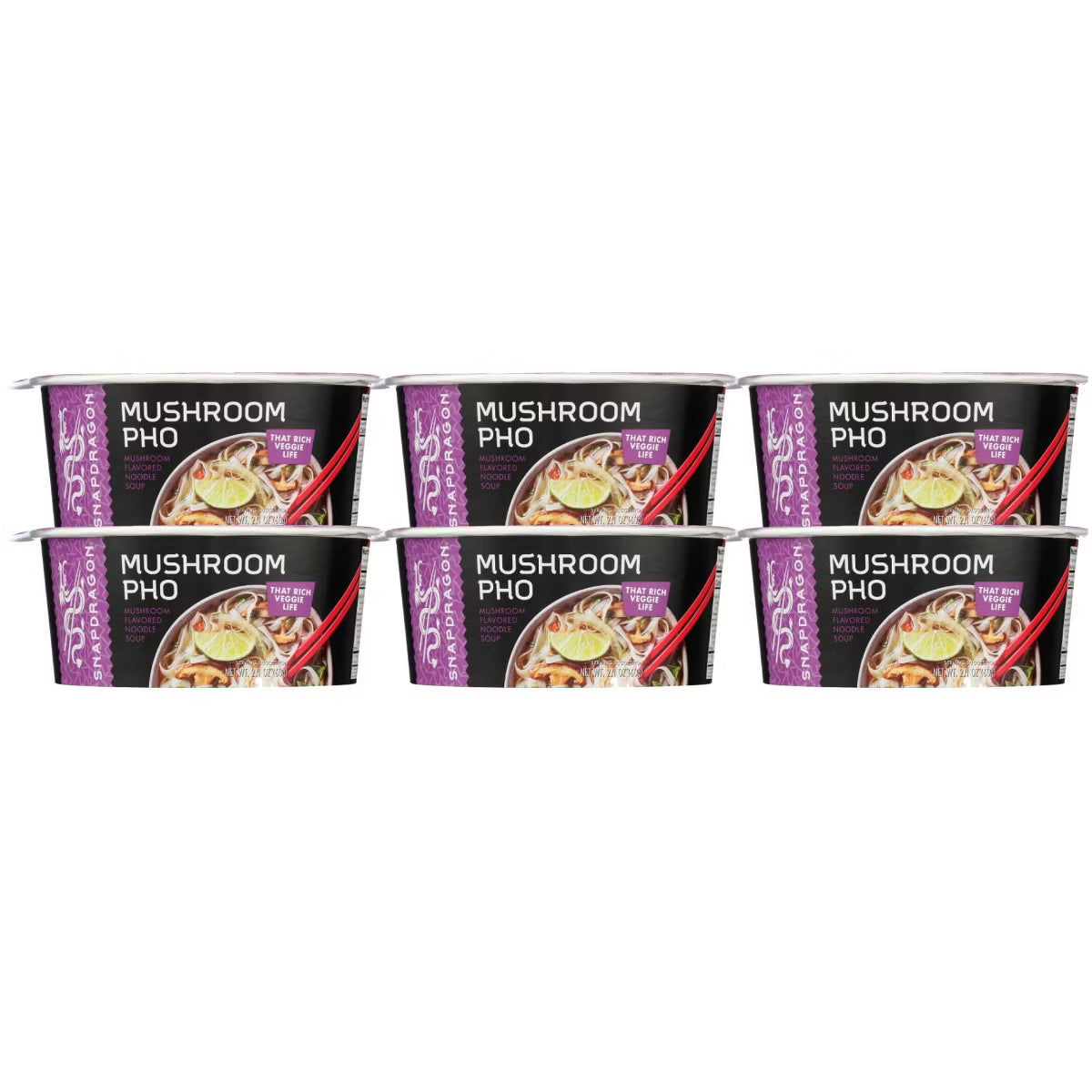 Snapdragon Mushroom Vietnamese Pho 2.1 Oz Pack of 6