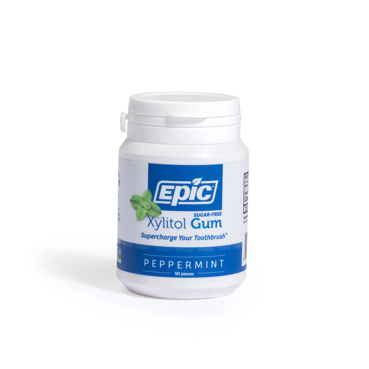 Epic Dental Xylitol Gum - Sugar-Free Peppermint Breath Fresheners (50 ct) - Cozy Farm