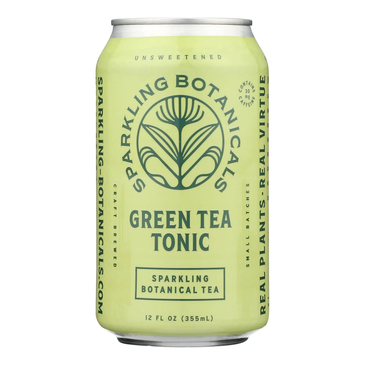 Rishi Sparkling Tea Green Tonic, Green Tea Zest, 12oz. Can, Pack of 12 - Cozy Farm