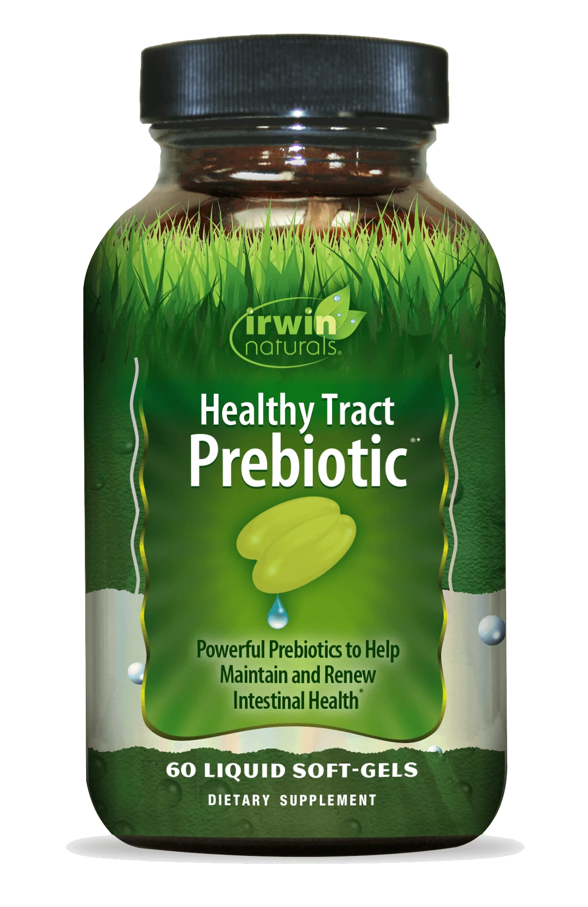 Irwin Naturals - Healthy Tract Prebiotic, 60 Softgels - Digestive Health Support