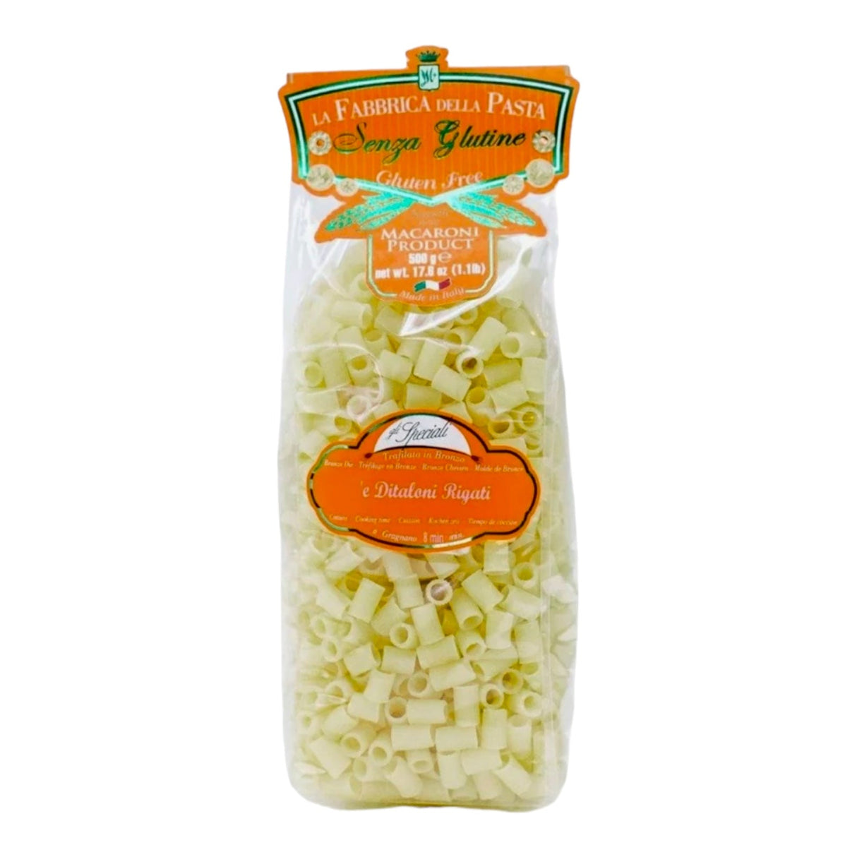 La Fabbrica Della Pasta Ditaloni Rigati Gluten Free 500g