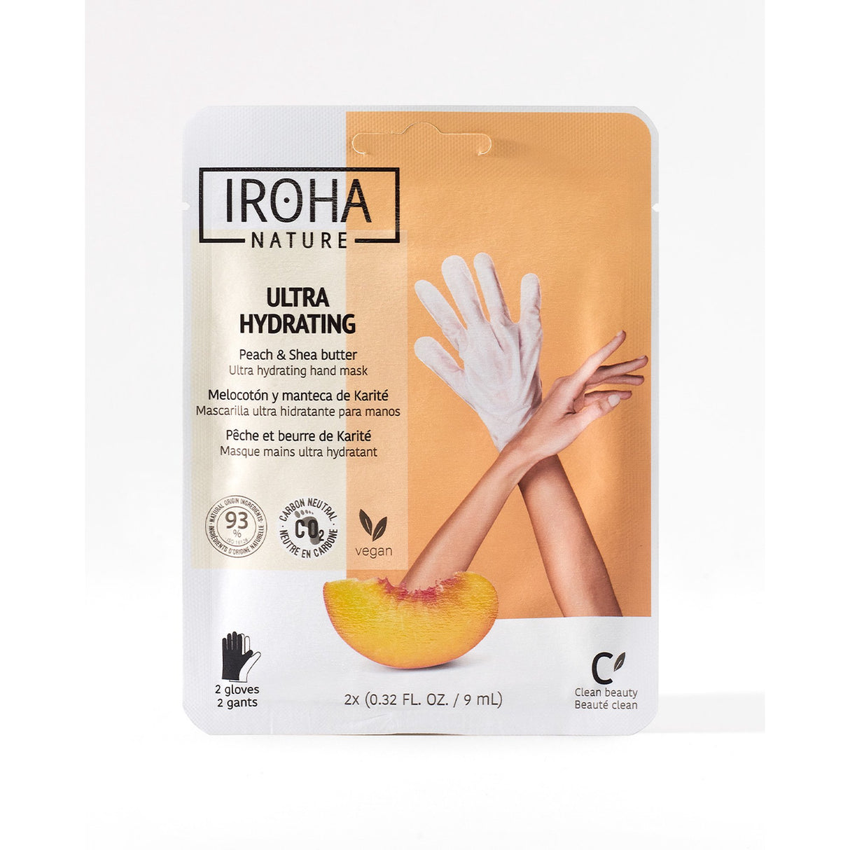 Iroha Nature - Hand Mask Ultra Hydrating - Case Of 15 - 0.32 Ounces - Cozy Farm