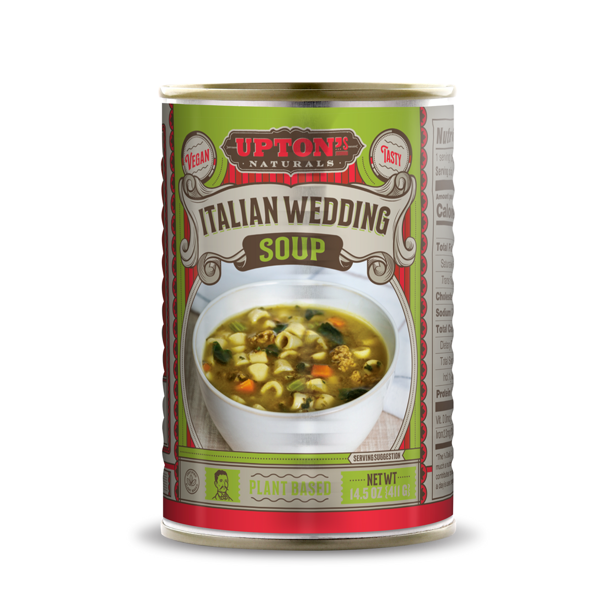 Upton's Naturals Vegan Italian Wedding Soup, 8 - 14.5 oz. Bowls - Cozy Farm