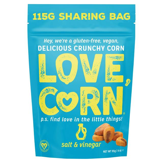 Love Corn Crunchy Corn Salt & Vinegar 4 Oz Case - Cozy Farm