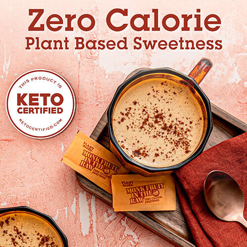 Monk Fruit In The Raw - Sweetener Packets, 40 ct (Pack of 8)