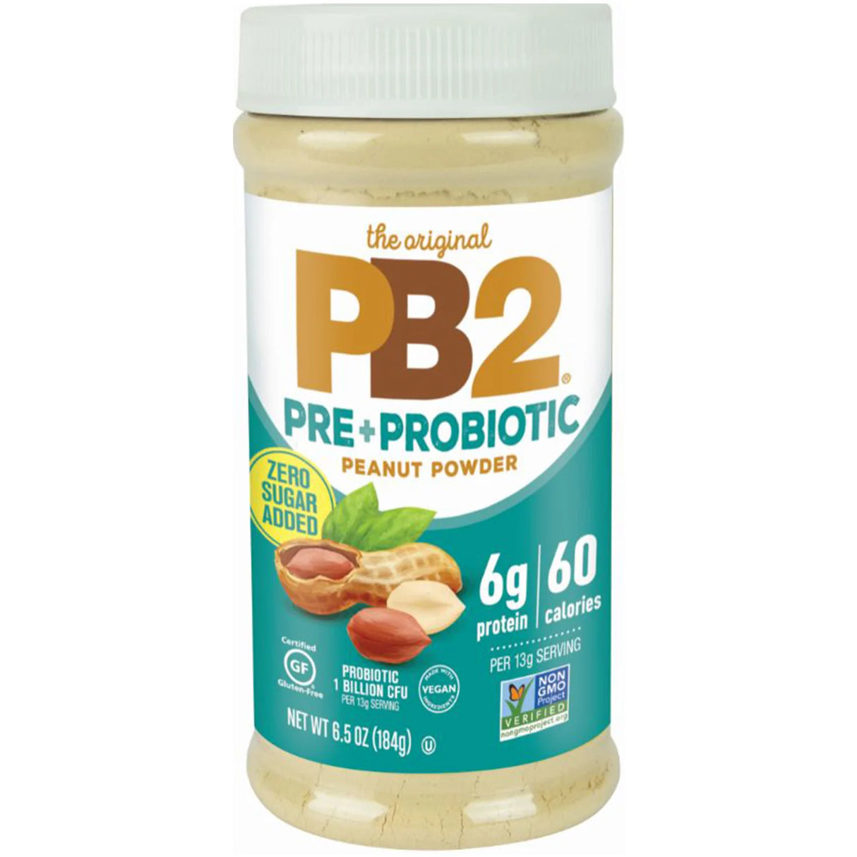 Pb2 - Peanut Powder Pre+Probiotic (Pack of 6-6.5oz) - Cozy Farm