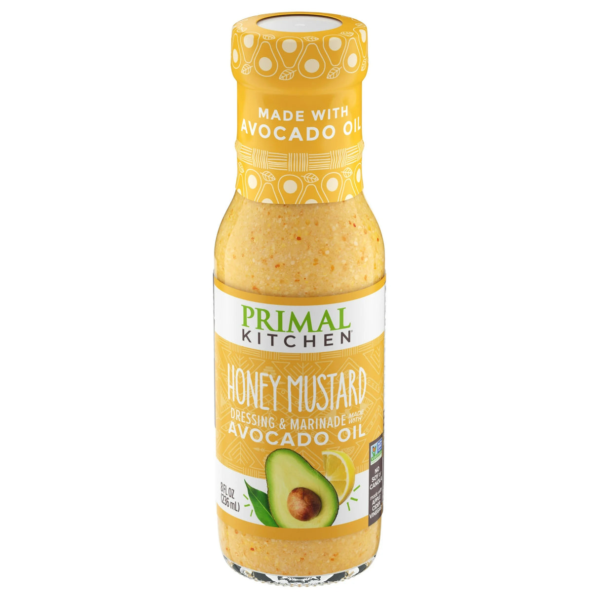 Primal Kitchen Honey Mustard Vinaigrette Dressing (8 oz, Pack of 6)