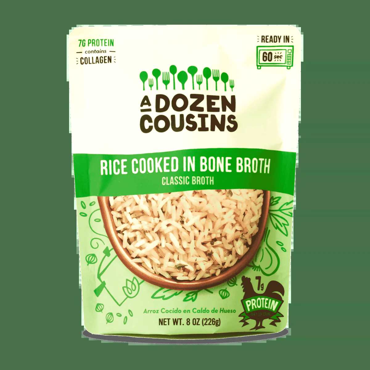 A Dozen Cousins Classic Rice Broth Rte 6/8 Oz - Cozy Farm