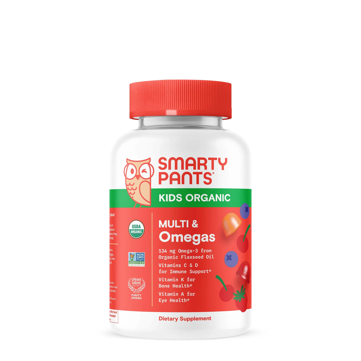 SmartyPants 儿童有机复合维生素软糖 - 90 粒