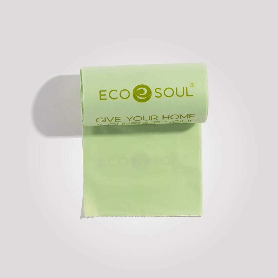 Ecosoul Home Compostable 12-Pack Trash Bags (25 Count Per Bag) - Cozy Farm