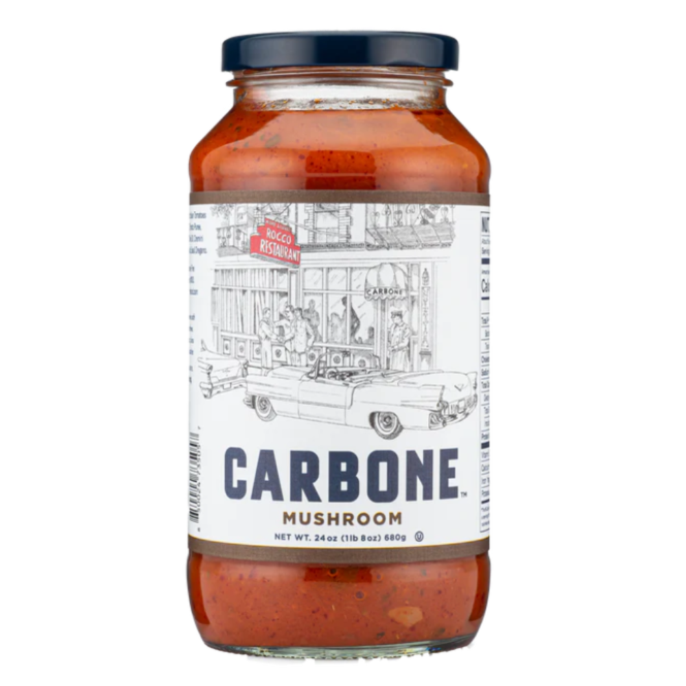 Carbone Marinara Mushroom Sauce - 24 Oz (Case of 6) - Cozy Farm