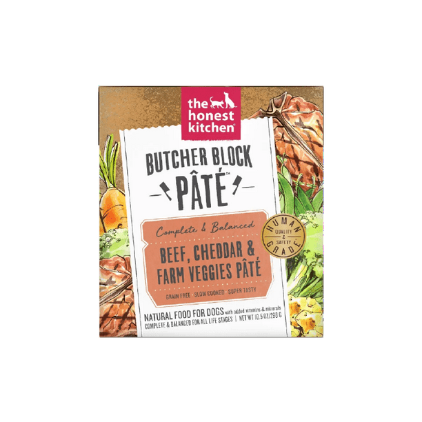 The Honest Kitchen - Dog Fd Pate Beef Cheddar (Pack of 6-10.5 Oz) - Cozy Farm