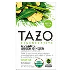 Tazo Tea - Herbal Tea Organic Green Ginger - Case Of 6-16 Bags - Cozy Farm