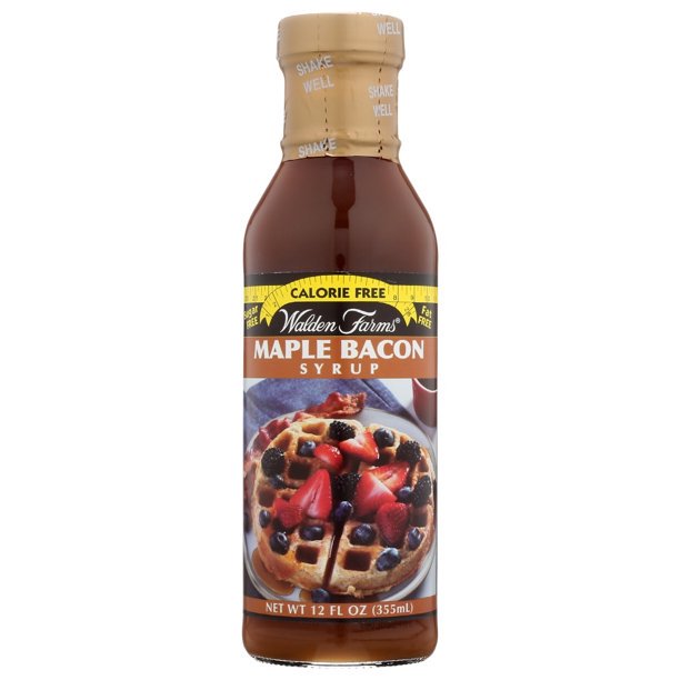 Walden Farms Maple Bacon Syrup, Pack of 6 - 12 fl. oz. - Cozy Farm