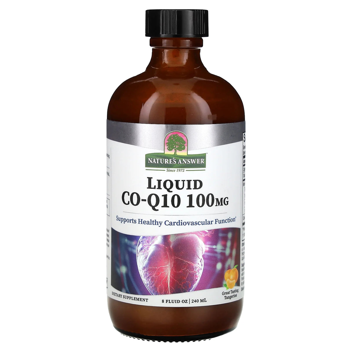 Nature's Answer Liquid Co-Q10 100mg, 8 fl oz - Gluten & Yeast-Free